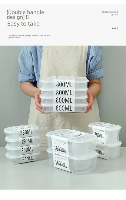 Modern Simple Style Portable Fridge Classification Preservation Box Meat Box Cold Storage Bento Onion Garlic Sub-box