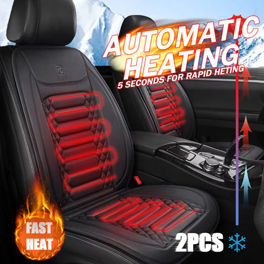 12-24v Heated Car Seat Cover 30' Fast Car Seat Heater Cloth/Flannel Heated Cars Seat Protector 25W Seat Heating Cover Car Seat