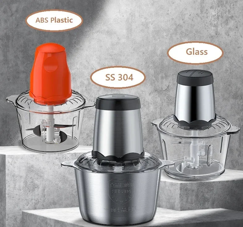 Houselin Food Processors, Meat Grinder & Food Chopper Electric Vegetable Chopper for Meat/fish/Vegetable/Baby Food