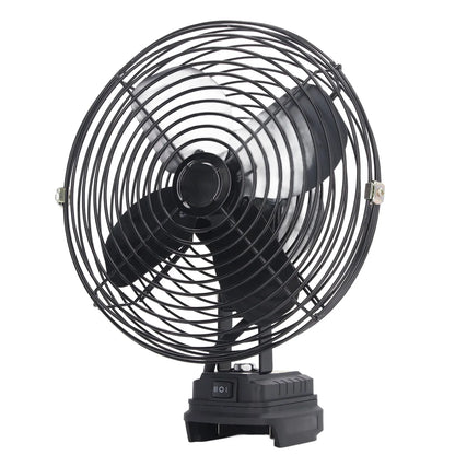 30W 8in Rechargeable Electric Fan Portable 18V Lithium Battery Electric Fan for Camping Shipped Without Battery