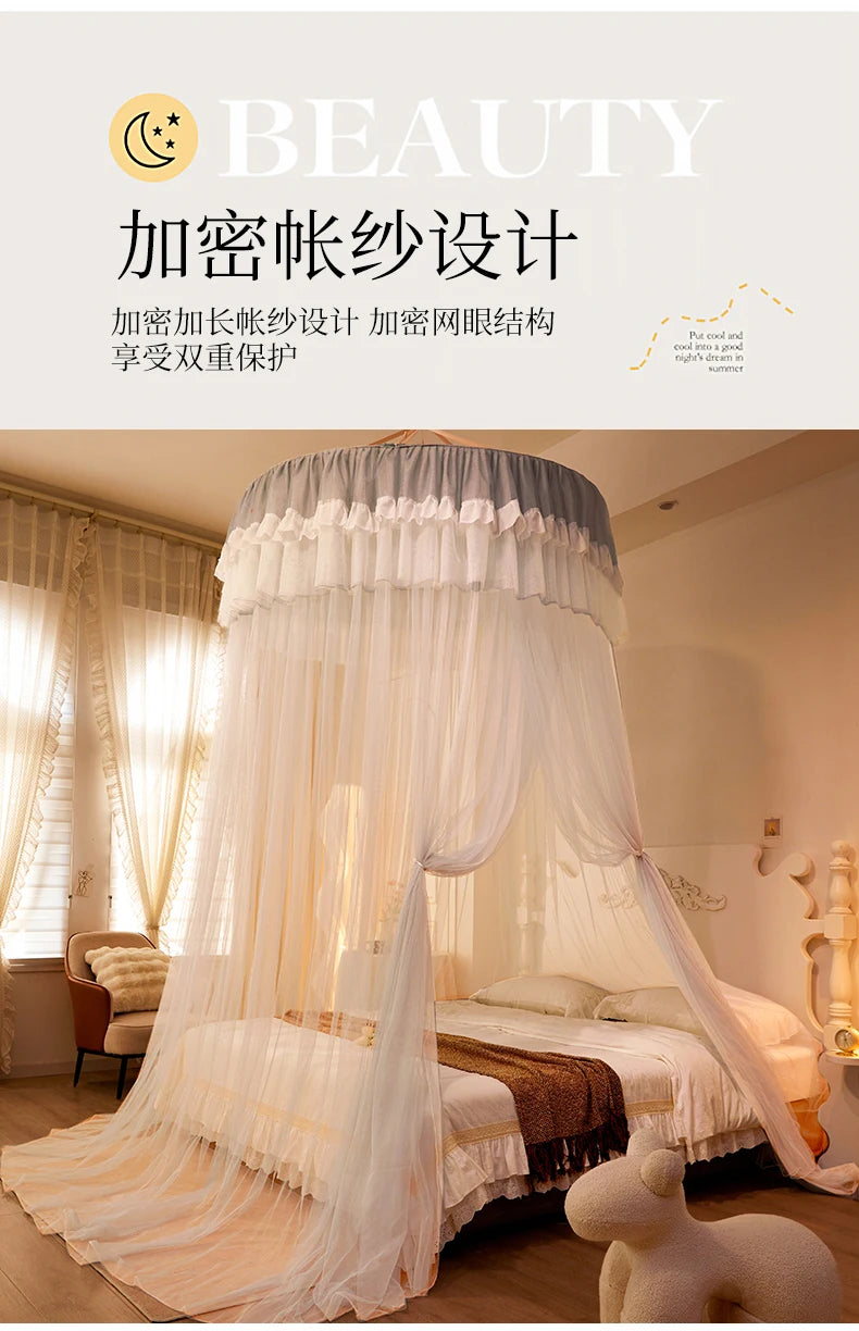 Child Princess bed mosquito net, Dome Bed net Palace Bed Tent Girl bed decoration, child bed and adult bed net