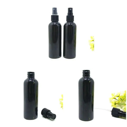10pcs Black PET Spray Bottle Travel Portable Refillable Perfume Aqueous Emulsion Liquid Make Up Container Atomizer 100ml