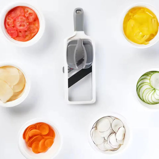 Safe Mandoline Food Slicer Easy To Clean Mandolin French Fry Cutter Adjustable Thickness for Speedy Slicing of Fruits Vegetables