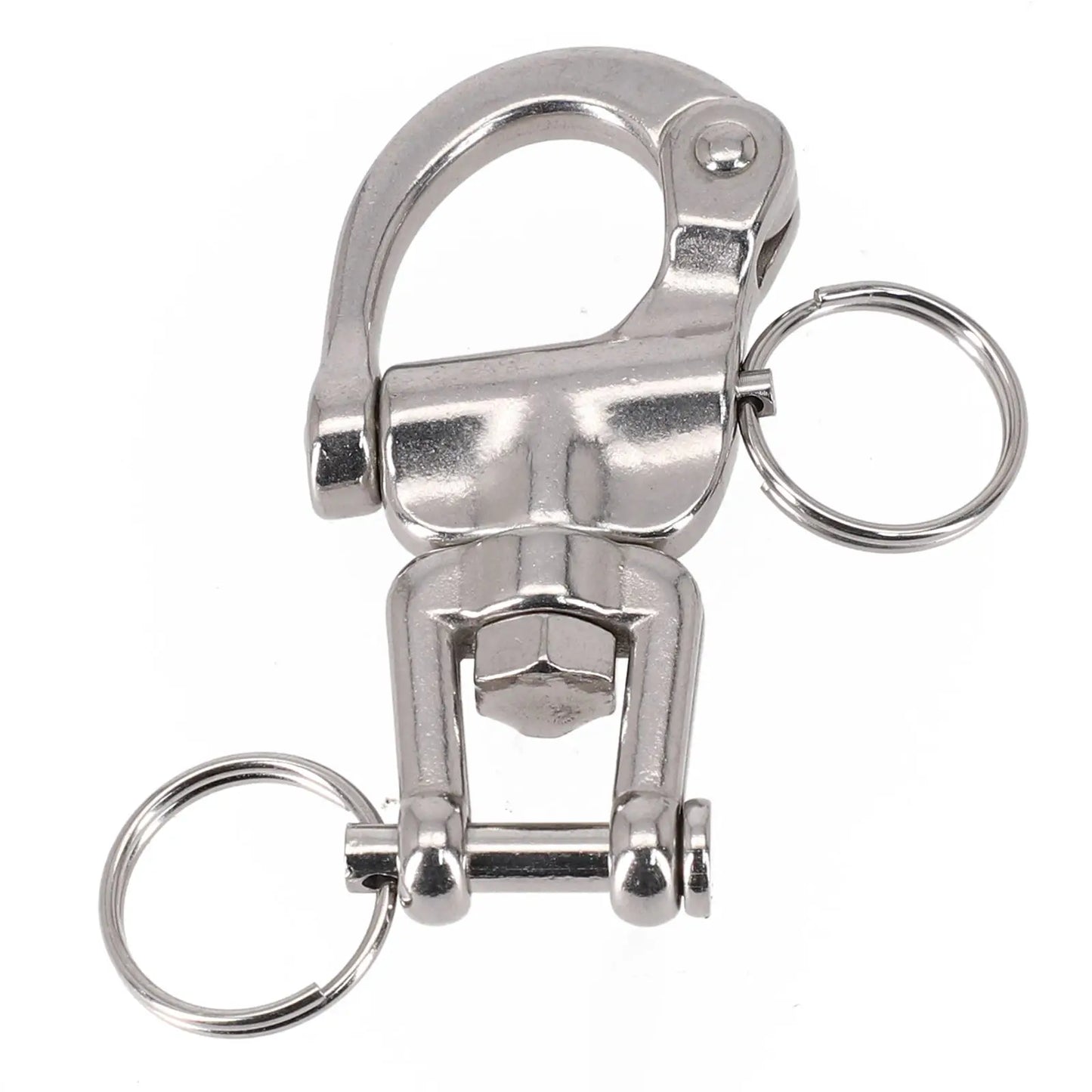Boat Parts Swivel Shackle Sailboat Sailing Silver Spare Parts Spring Hand Drawn 316 Stainless Steel Accessories