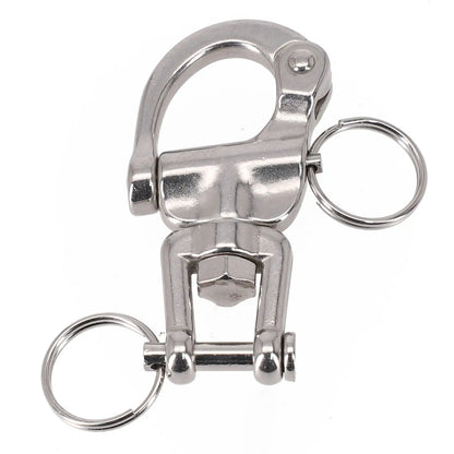 Boat Parts Swivel Shackle Sailboat Sailing Silver Spare Parts Spring Hand Drawn 316 Stainless Steel Accessories