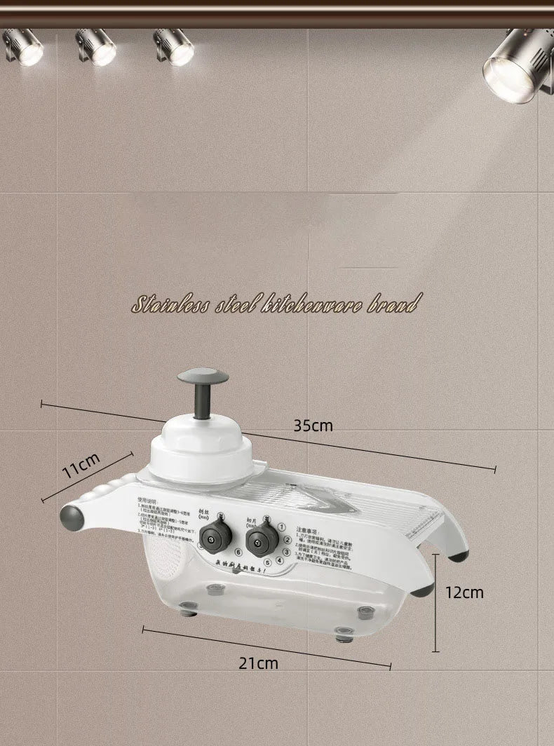 Multifunctional Lemon Grater Vegetable Slicer With Basket,Fruit Potato Chopper Carrot Cutter Slicer Kitchen Accessories