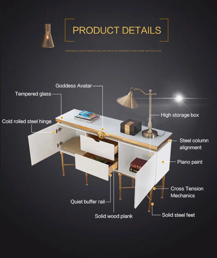 Dining Room Cabinet Sideboard Modern Simple Wooden Living Room Pantry Cabinet Storage Cabinet