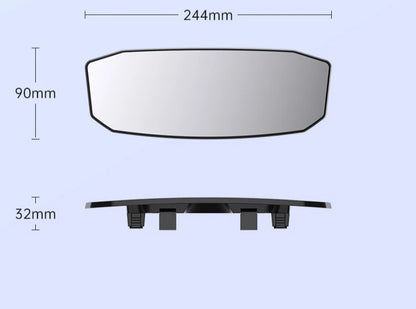 Shunwei car wide field rearview mirror reflector car reversing mirror borderless wide-angle curved mirror baby mirror