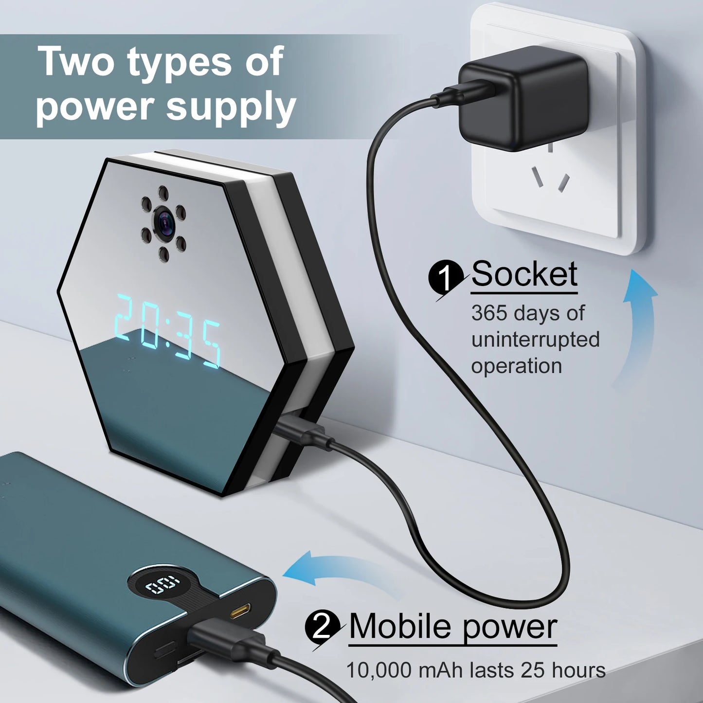 Indoor home surveillance camera, mobile phone, remote network, HD night vision, wireless camera, caretaker