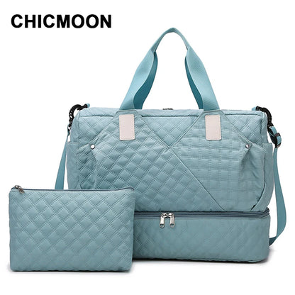 Large Capacity Travel Bags Luggage Organizer Bag Handbag Waterproof Portable Foldable Travel Clothes Storage Bag Shoulder Bags