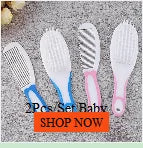 Newborn Baby  Wool Baby Wooden Brush Comb Newborn Hair Brush Infant Head Massager Portable Baby Comb Hair Bath Brush Comb
