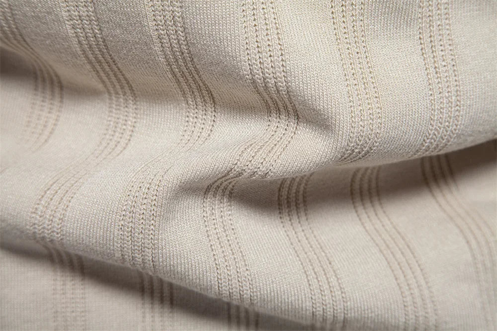 Spring/Summer New Mens T-shirt Woolen Polo Knitwear Short Sleeved Lapel Casual Top for Men