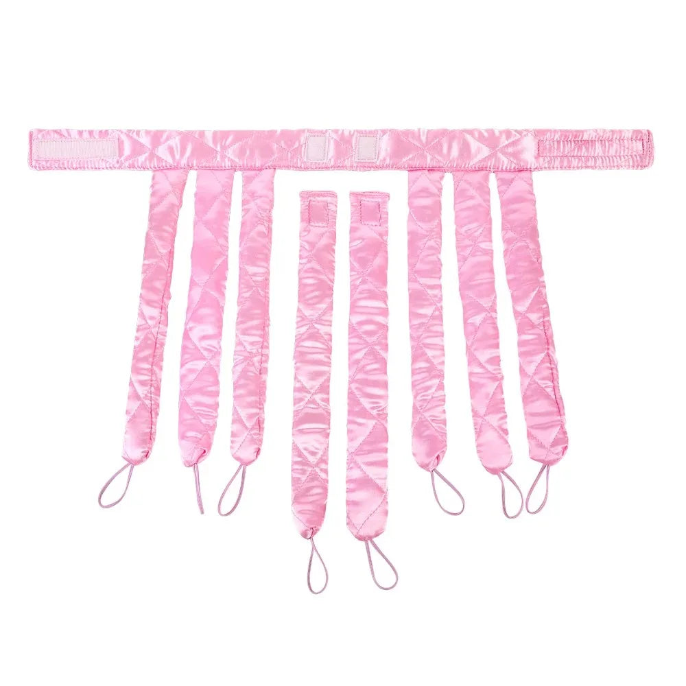 Heatless Hair Curler No Heat Hair Rollers Lazy Curling Rod Headband Silk Ribbon Curls Soft Curlers Foam Roller Curly Girl Method