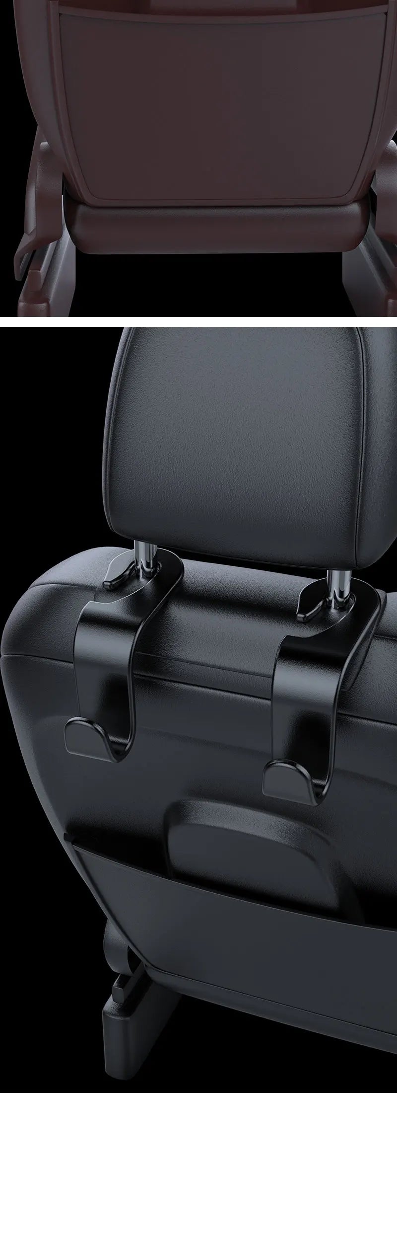 Seat Back Headrest Purse Hanging Hook Car Hanger Storage Baby Accessories Round Head Shape Car Hook