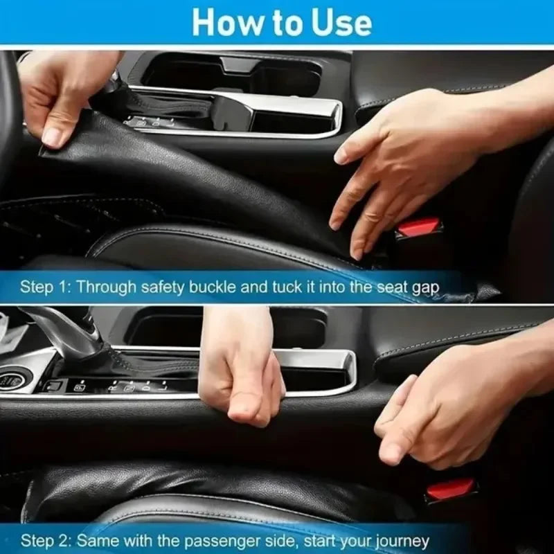 Car Seat Gap Filler Universal Soft Car Styling Padding Leather Leak Pads Plug Spacer Car Interior Decorative Accessories Filling