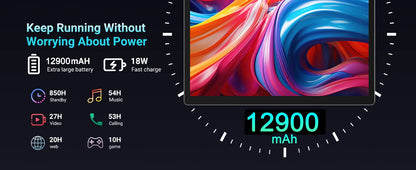 Latest  Large Screen 14 Inch Tablet Pc Android 14 tablet 16+512GB Phone Call BT 5G WiFi Pad For Educational/Sheet music/Kitchen