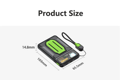 22.5W Magnetic Power Bank 30000mAh Wireless Fast Charging External Battery Turbine Coolingfor IPhone Xiaomi Magsafe Powerbank