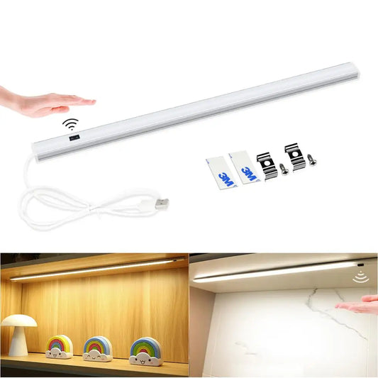 Smart Led Wall Lamp 5V USB Hand Sweep Switch Motion Sensor Kitchen Cabinet Corridor WC Indoor Toilet Backlight Bar Strip Light