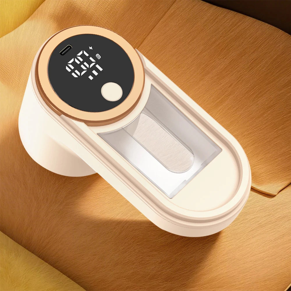 ﻿  Lint Remover for Clothing 3 Speeds LED Digital Electric Pellet Fluff Remover  Rechargeable Fuzz Fabric Shaver Sweater Hair