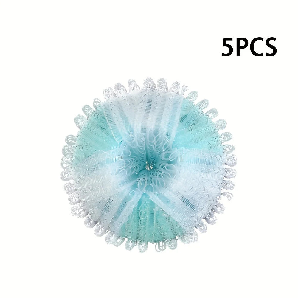 5-Pack Reusable Pet Hair Removal Balls - Laundry Lint Catchers for Dog/Cat Fur on Clothes, Bedding & Bathroom, Multi-Use Cleaner