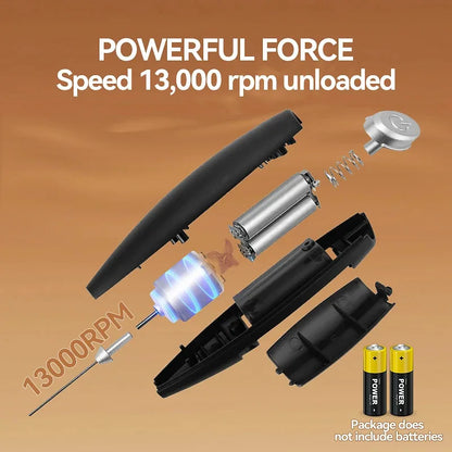 1PC Hand Blender Electric Egg Beater Milk Frother Wireless Mini Drink Mixer Foamer Household Kitchen Stirring Tools