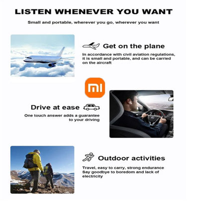 Xiaomi wireless headphones, in-ear, HiFi stereo, Bluetooth, noise cancellation, Sports gaming headset.