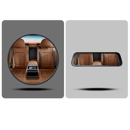 Car Mirror 360 Degrees Rotatable Dashboard Windshield Sun Visor Plate Auxiliary Observe Mirror Suction Cup Interior Baby Mirrors