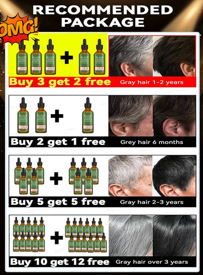 Anti Gray Hair Serum Remedy White Darkening Products