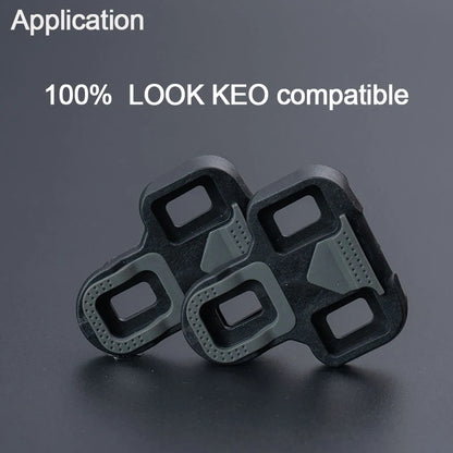 Road Bike Cleats Applicable LOOK KEO Pedal Cleat 4.5 Degree Self-lock Bicycle Pedal Cleat Cycling Shoe Cleats for LOOK KEO