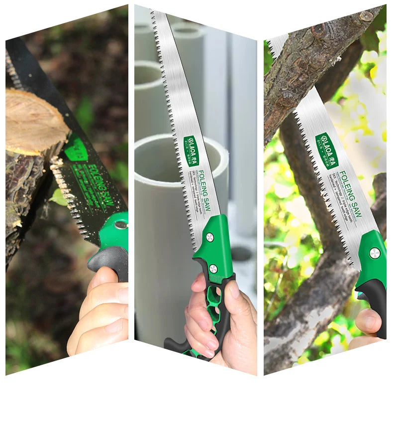 LAOA SK5 Hand Saw Household Woodworking Saw Small handheld Manual Saw 11 Fine Tooth Saw