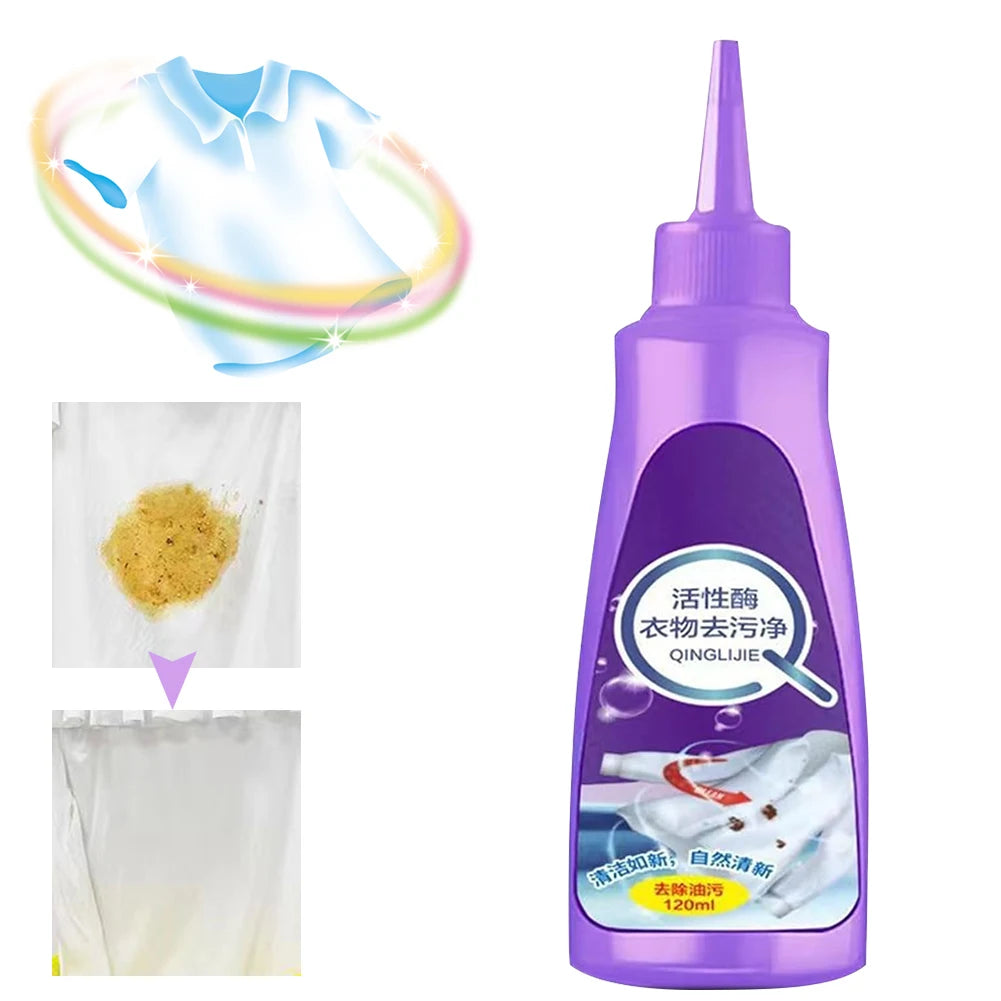 120 ML Concentrated Liquid Laundry Detergent Active Enzyme Laundry Detergent Laundry Detergent Liquid Laundry Stain Remover