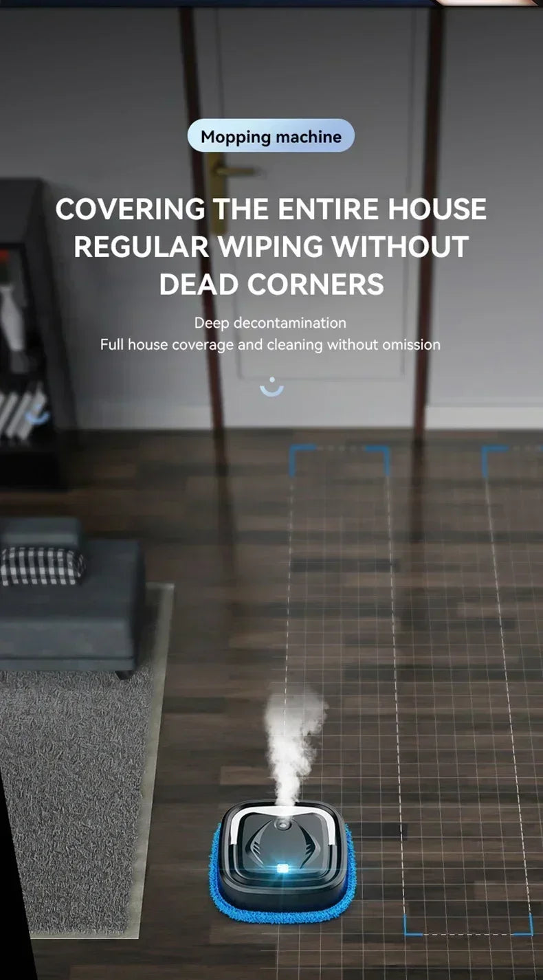 Wireless Cleaner Intelligent Robot Vacuum Cleaner Rotary Sweeper Powerful Cleaning Humidification Spray Dry and Wet Cleaning