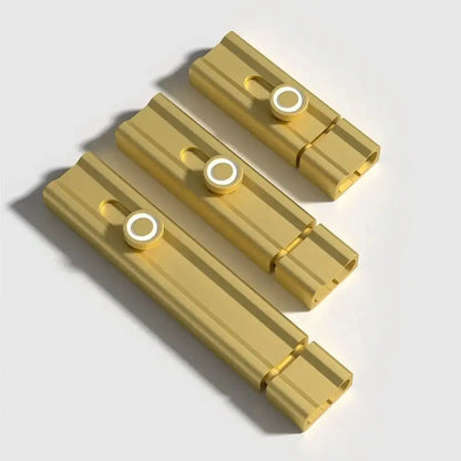 Durable Anti-theft Luminous Door Buckle Aluminum Alloy No Punching Sliding Door Bolt Security Door Catch Furniture Hardware