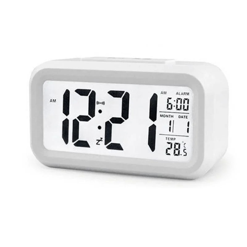Digital LCD Alarm Clock with Calendar Thermometer alarm clock alarm clock digital desk clock