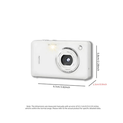 Digital Camera 1080p HD Video Taking Photos Portable selfie 2s/5s/10s Fine JPEG for Photography Beginners Teens Birthday Gifts