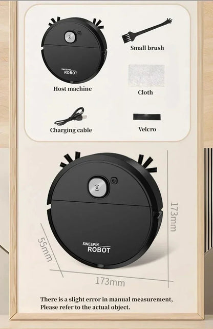 2024 Robot Vacuum Cleaner 4000Pa Strong Suction Auto Recharge Self-Cleaning Anti-Tangle Quiet Carpet Floor Pet Hair Long Battery