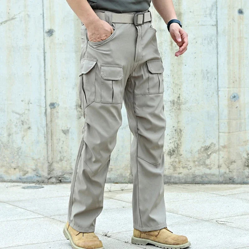 Casual Man Pants Multi-Pocket Tactical Cargo Pants Wear-resistant Combat Men's Cargo Pants Hiking Joggers Trousers
