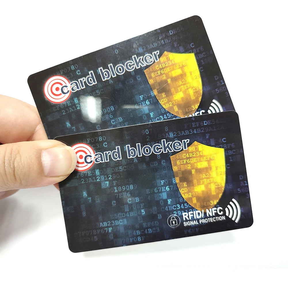 RFID Blocking NFC Signals Shield Secure for Credit Cards and Passports Protector