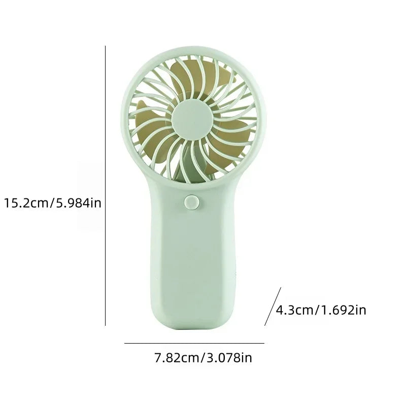 Portable Pocket Battery Fans Summer Mini Handheld Small Fans Suitable for Dormitory Outdoor Office Outdoor Travel Camping Use