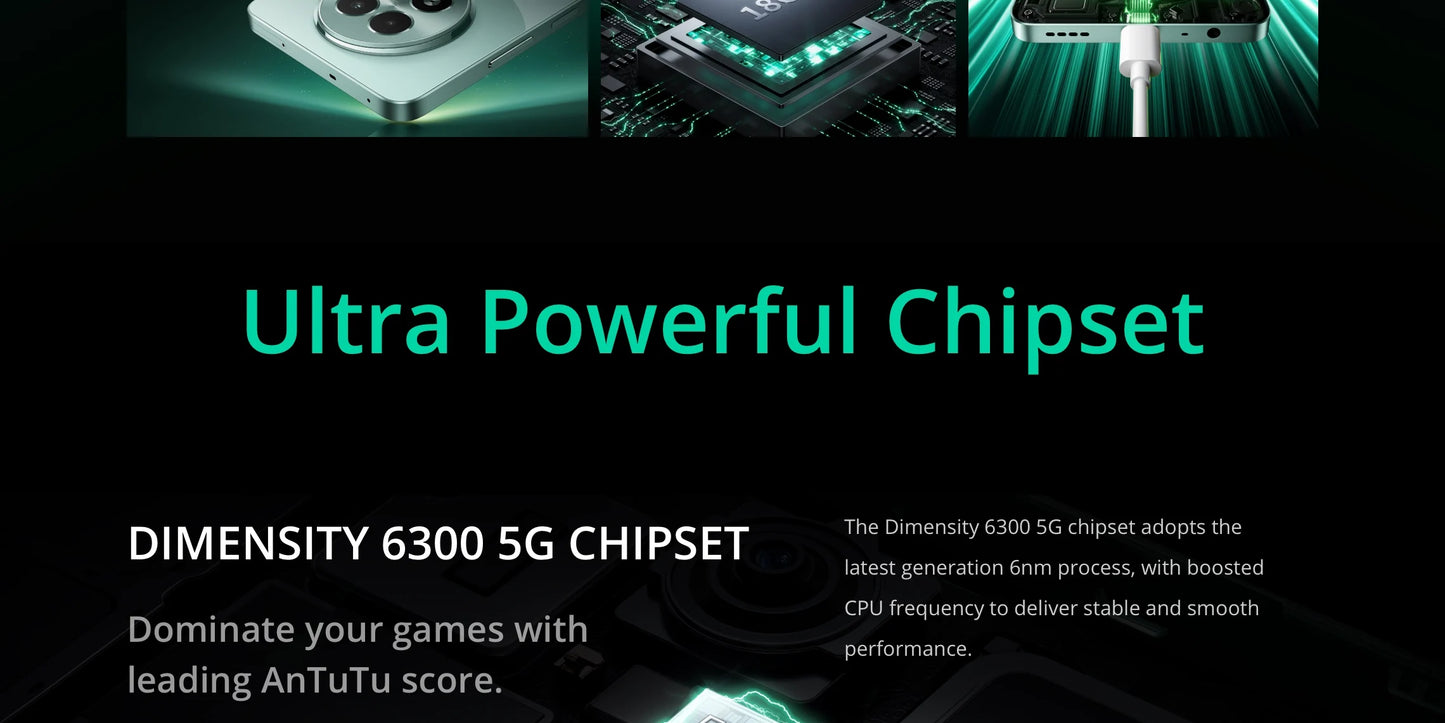 realme 13 5G Smartphone 6.72" 120Hz Display 50MP OIS Camera 120Hz LCD Eye Comfort Display 45W Fast Charge 5000mAh Battery IP64