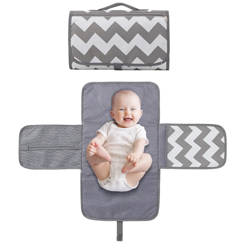 Portable Baby Diaper Changing Pad with Bag Multi-Functional Diaper Changing Station for Moms & Babies