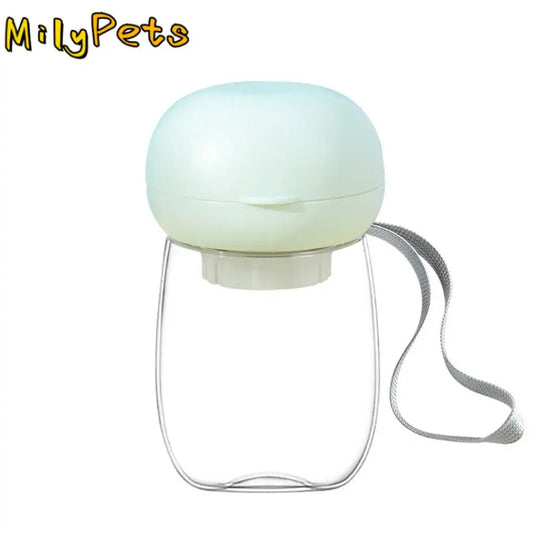 Pet Supplies 300ml Pet Water Bottle With Lanyard Durable Pet Drinking Cup Portable Reusable Pet Feeding Bowl Outdoor Travel