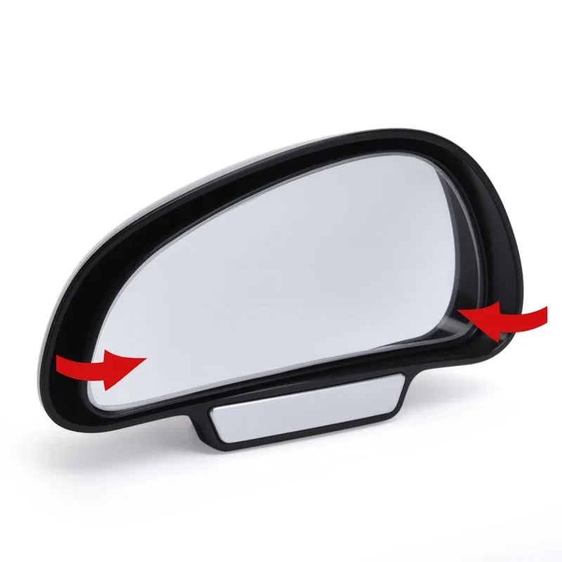 1PC Car Mirror 360 Degree Adjustable Wide Angle Side Rear Mirrors blind spot Snap way for parking Auxiliary rear view mirror ﻿