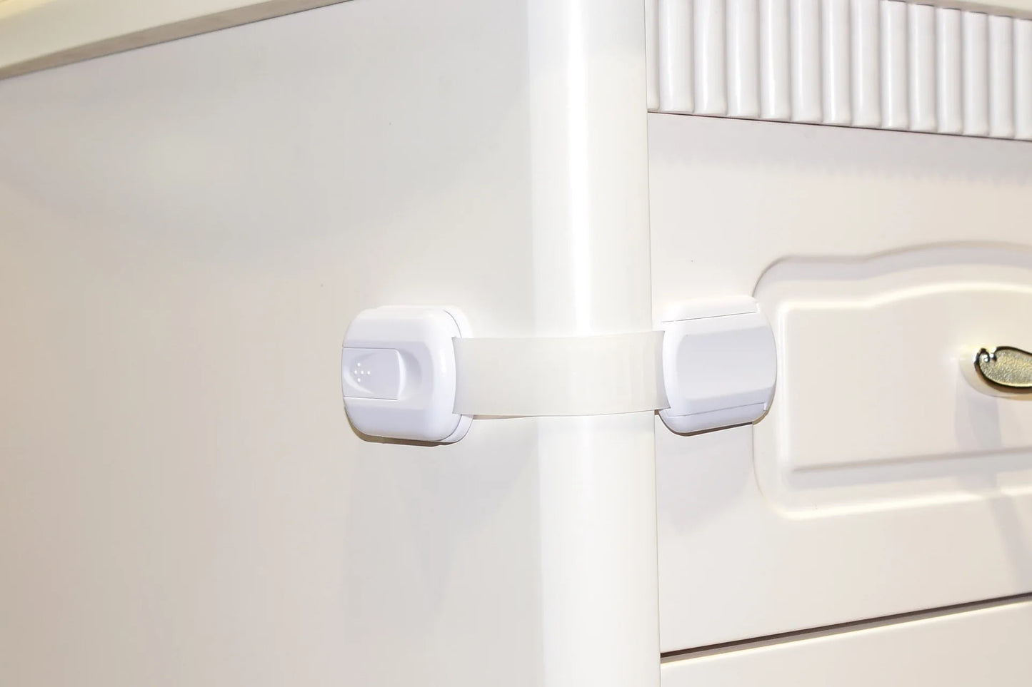 3Pcs Child Lock Protection for Locking Cabinet Cupboard Drawers Refrigerator Oven Toilet Trash Can Doors Children's Safety Kids