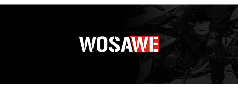WOSAWE Motorcycle Knee Pads Protective Gear Equipment Motocross Protection Riding Elbow Guard Knee Pad Protector Kit