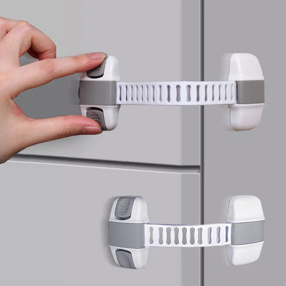 1 Piece Multi-Function Child Protection Anti-Pinch Cabinet Refrigerator Plastic Safety Buckle Baby Safety Drawer Door Lock