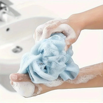 3-piece shower exfoliating set, shower ball, shower gloves, exfoliating shower towel, shower back cleaner