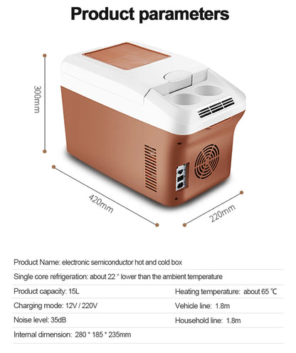 Ice box Mini Fridge 220V 12V 24V Portable Electric Cooler Refrigerator For Camping Home Truck Beach Vehicle Mini Fridge Cool car