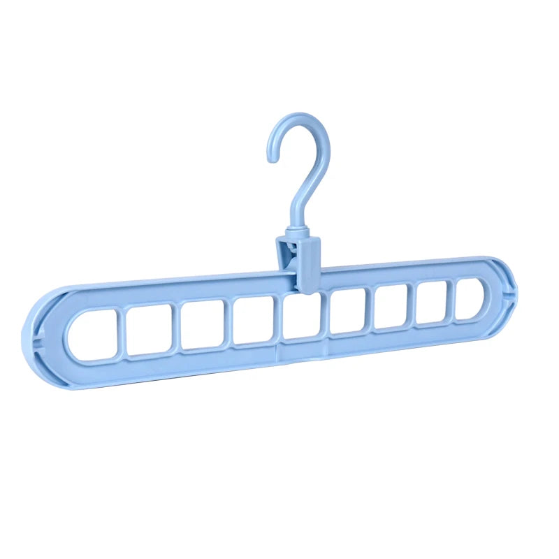 9-hole Clothes hanger organizer Space Saving Hanger multi-function folding magic hangers drying Racks Scarf clothes Storage