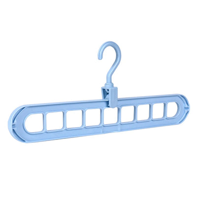 9-hole Clothes hanger organizer Space Saving Hanger multi-function folding magic hangers drying Racks Scarf clothes Storage